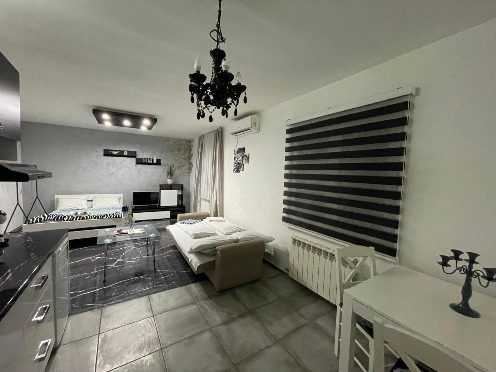 Airport Apartments Belgrado Kamer foto